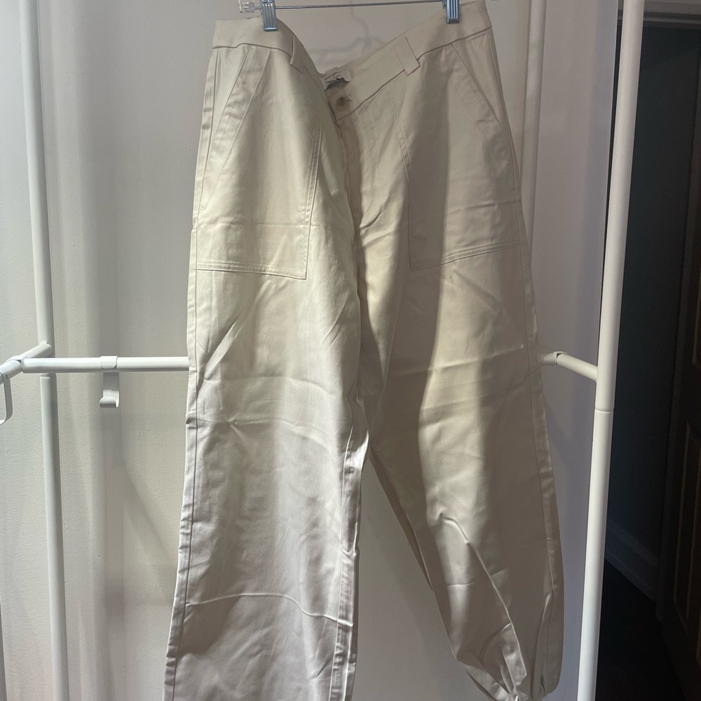 Banana Republic Cream Utility Chinos